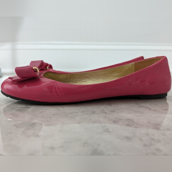 COACH pink patent leather ballet flats - Picture 5 of 5